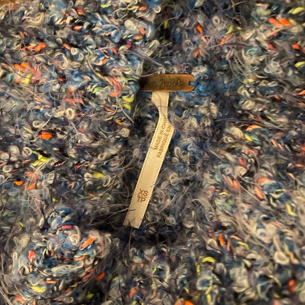 Free People Stardust pullover in Blueberry XS - Picture 6 of 9